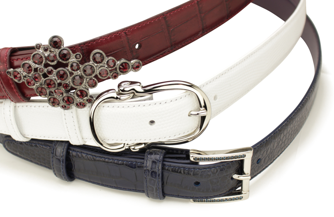 ELLIOT RHODES 高級 ベルト エリオットローズ レザー バックル 紳士