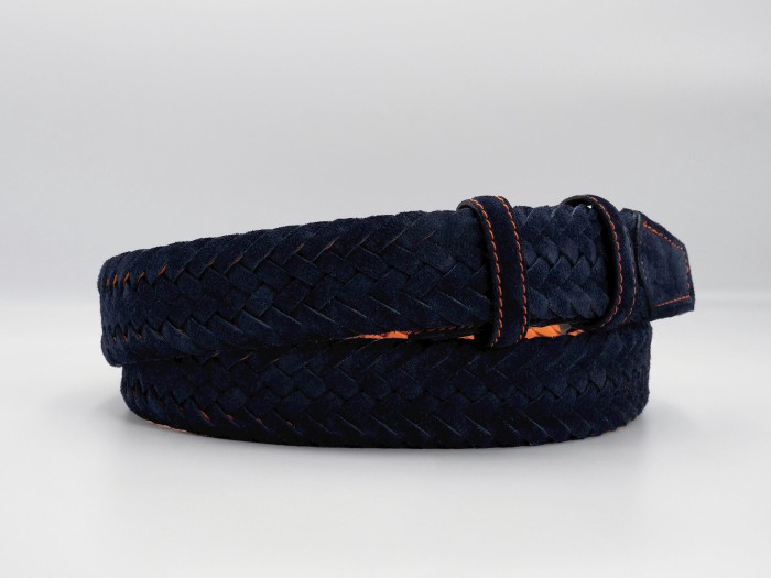 CONNERY SUEDE HANDWEAVE NAVY