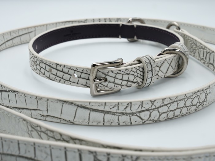 HYDE PARK COCCO JENNY DOG COLLAR OFF WHITE