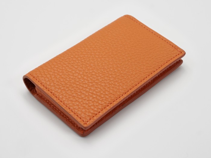 BELGRAVIA ADRIA COLOUR ORANGE CARD HOLDER