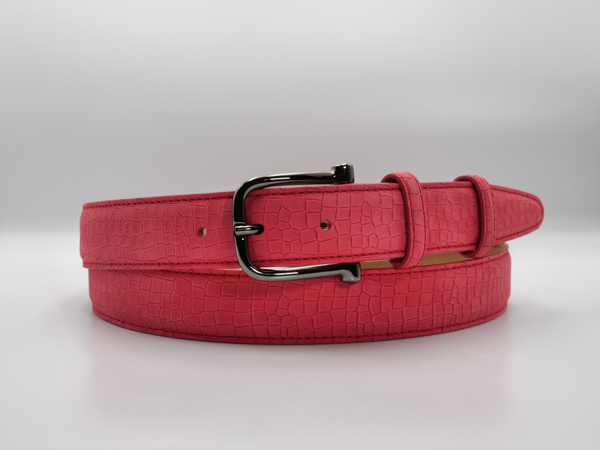 BOGART NUBUCK STAMPATO LOUISIANA MAGENTA