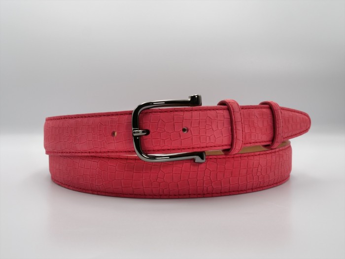 BOGART NUBUCK STAMPATO LOUISIANA MAGENTA