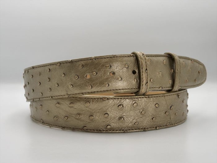 BOGART OSTRICH STRUTHUS PLATINO